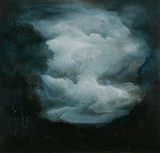 Min-Woo Bang Cloud in abstraction Oil on linen 102 x 102cm
