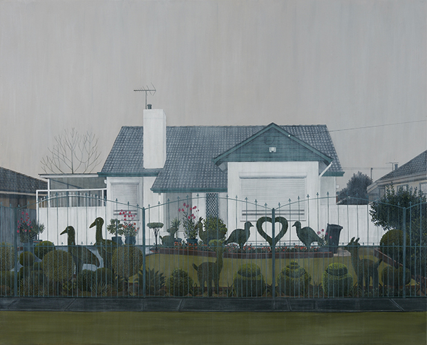 Robyn Sweaney The pormise 2016Acrylic on linen 84 x 104cm