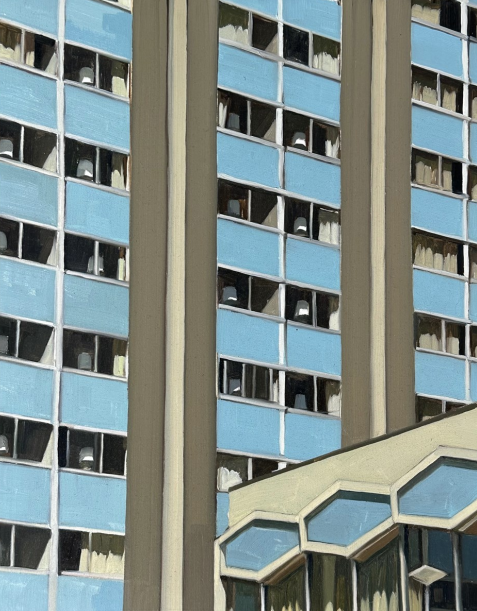 Angus Hamra, Southern Cross 2026, oil on board, courtesy of the artist.