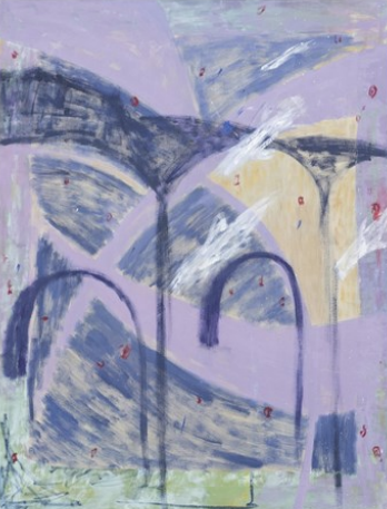 Archy Obradovic, Aqueduct 2025, oil on canvas, courtesy of the artist.